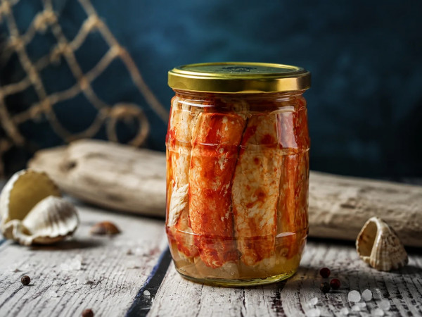 Камчатский Краб-Первая фаланга солевая заливка(стекло), 700 мл